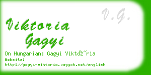 viktoria gagyi business card